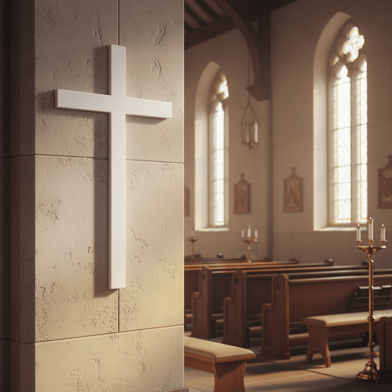 Custom Religious Wall Cross Statue (0-Inch)
