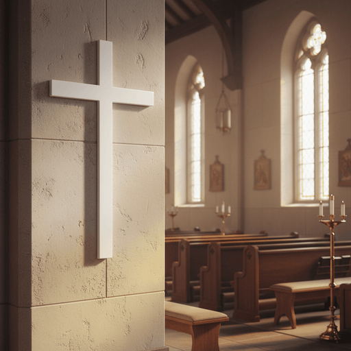 Custom Religious Wall Cross Statue (0-Inch)