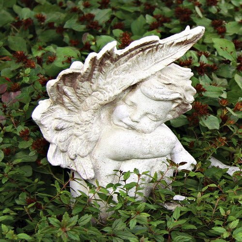 Cute Cherub Garden Statue (11 - Inch)