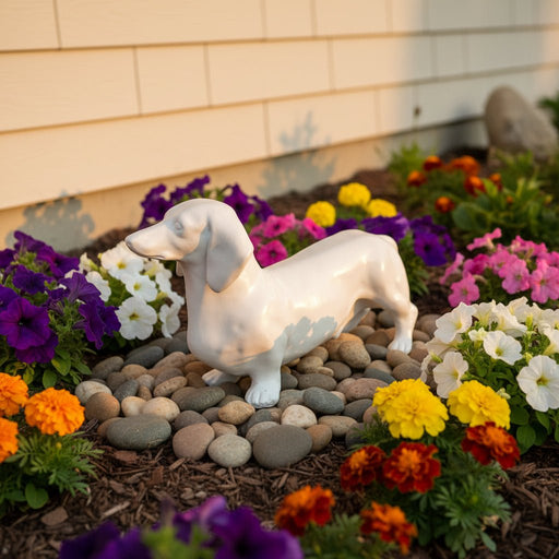 Dachshund Dog Garden Statue (12-Inch)