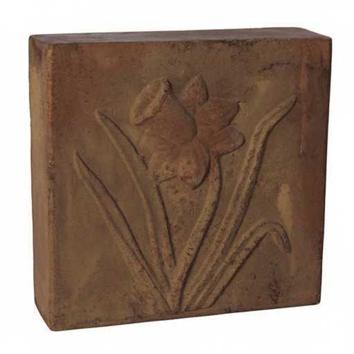 Daffodil Outdoor Statue (12 - Inch) Side View