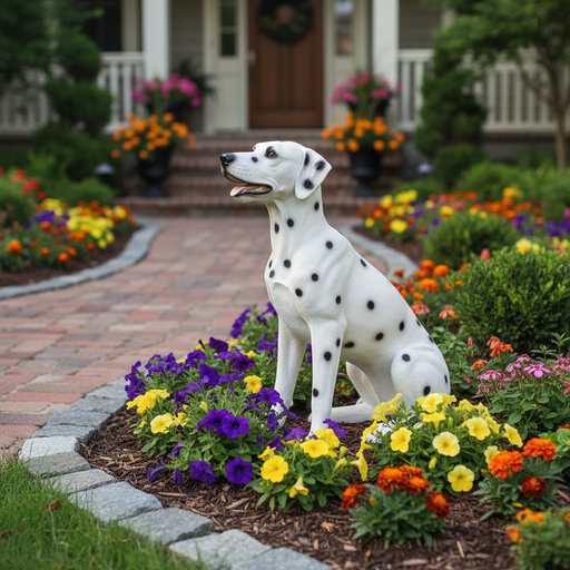 Dalmatian Dog Garden Statue (24-Inch)