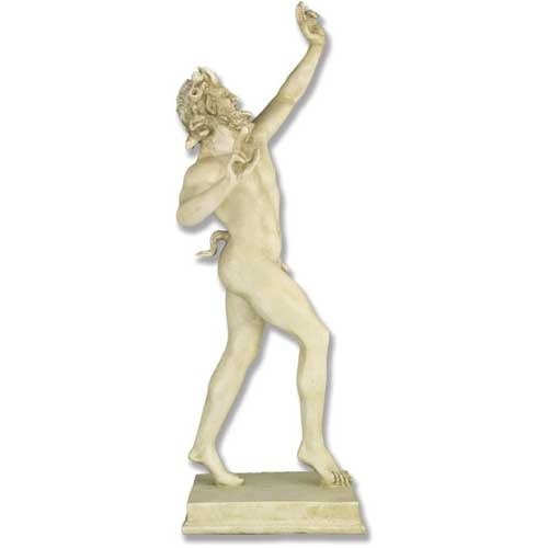 Dancing Faunus Pompeii Statue (31-Inch)