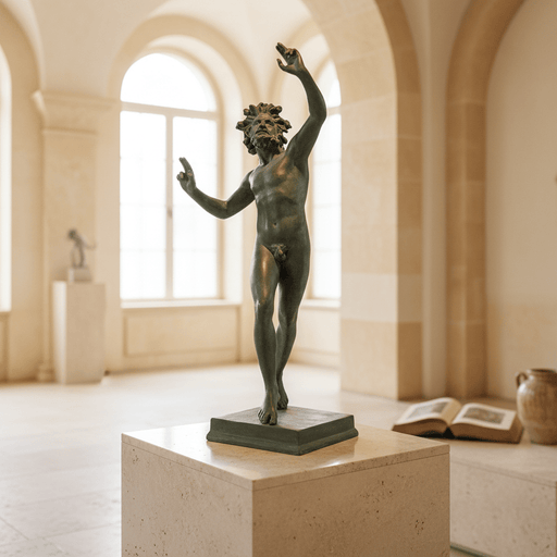 Dancing Faunus Statue (19-Inch)