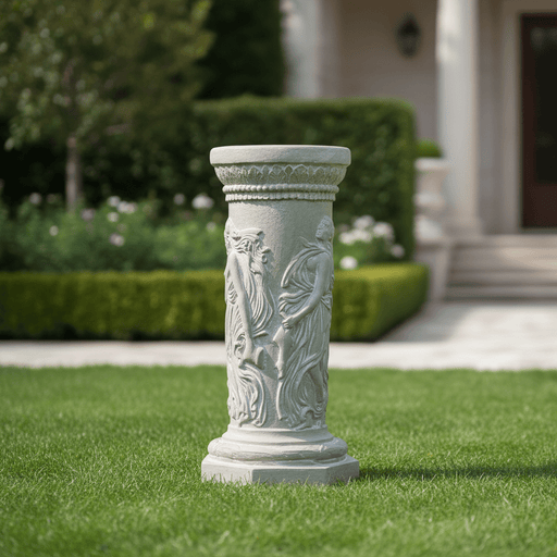 Dancing Muse Outdoor Statue (22 - Inch) Side Angle