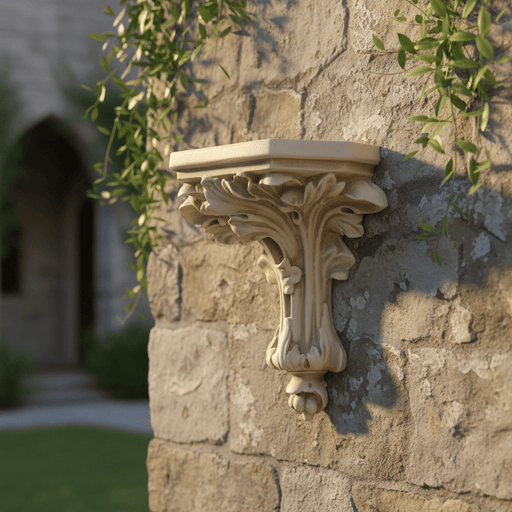 Daprato Leaf Outdoor Bracket (11 - Inch) Side Angle