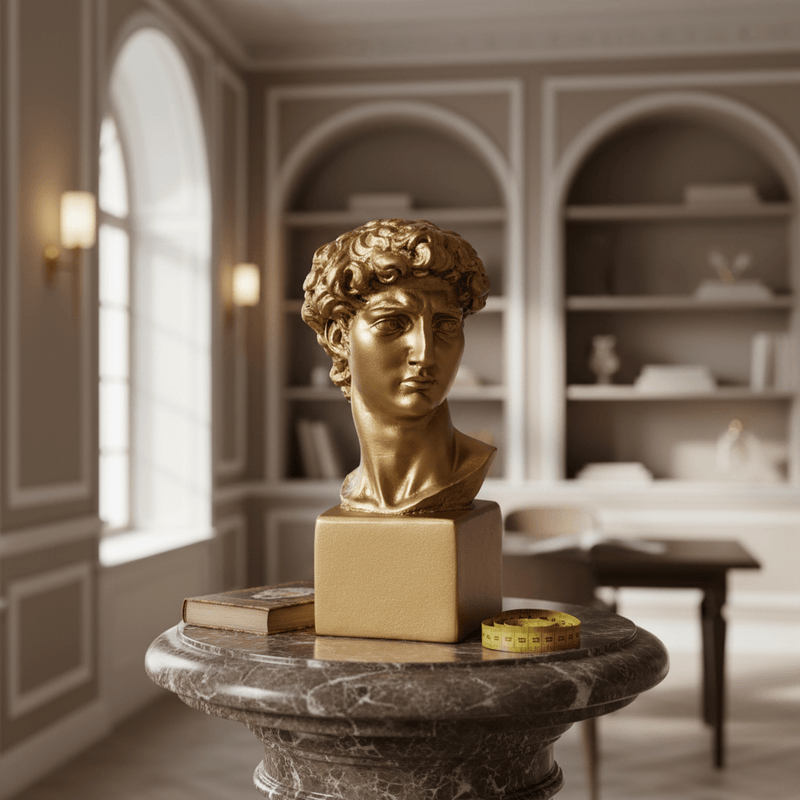 David Bust Display Decor (9-Inch)