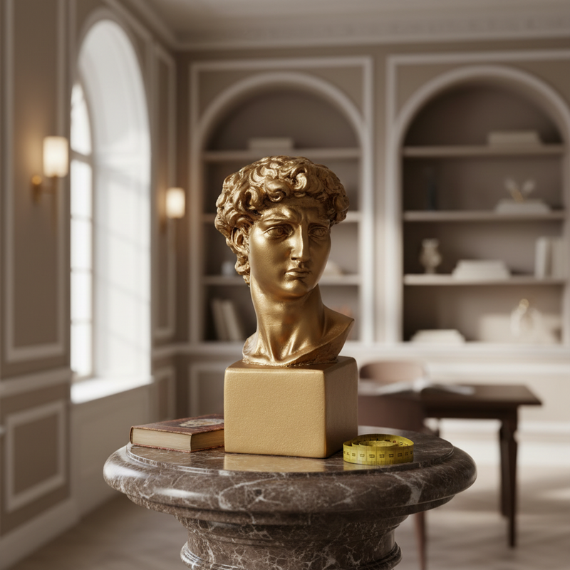 David Bust Display Decor (9-Inch)