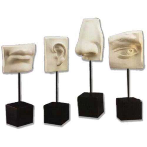 David Face Set On Pole Statue (20-Inch)