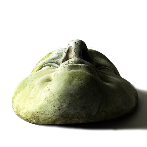 David Mask Drawing Cast Statue (19 - Inch) Side View