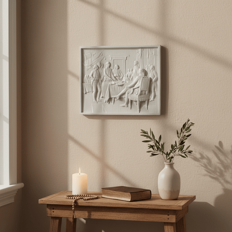 Declaration of Independence Bust Display Decor (38-Inch)