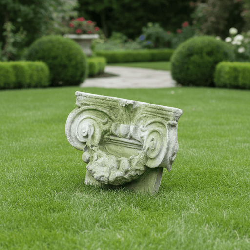 Della Robbia Outdoor Statue (12 - Inch) Side Angle