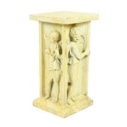 Della Robia Cherub Outdoor Statue (24 - Inch) Side View