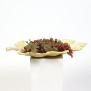 Desert Leaf Plate Statue (3.25 - Inch) Side Angle