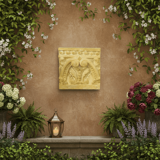 Detroit Tile Outdoor Plaque (10.0 - Inch) Side Angle