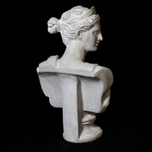 Diana Bust Display Decor (19 - Inch) Side View