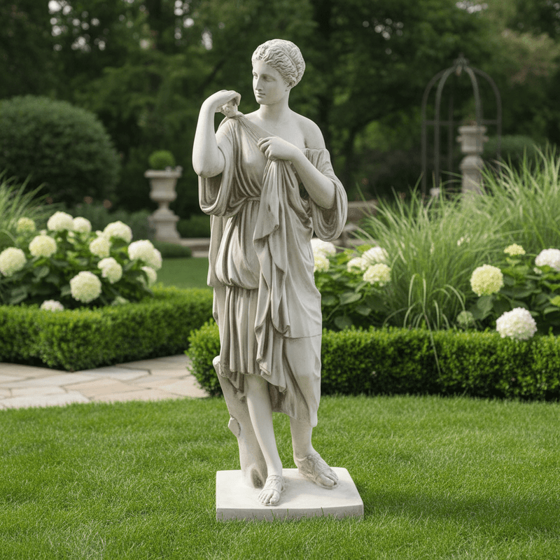 Diana Robing Statue (67 - Inch) Side Angle