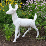 Doe Deer Statue (30 - Inch) Side Angle