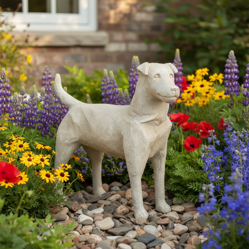 Dog Garden Statue (24-Inch)