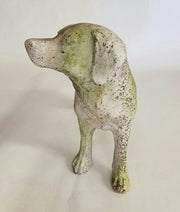 Dog Pup Garden Statue (19 - Inch) Different Angle
