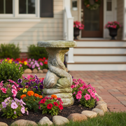 Dolphin Garden Statue (19 - Inch) Side Angle