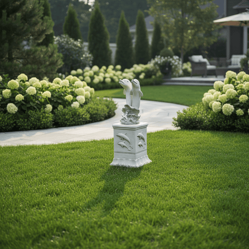Dolphin Garden Statue (20-Inch)