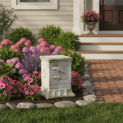 Dolphin Garden Statue (20 - Inch) Side Angle