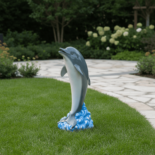 Dolphin Garden Statue (65-Inch)