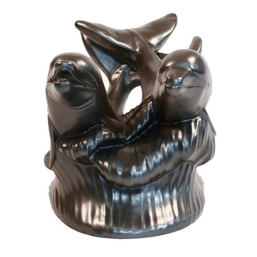 Dolphins Garden Statue (15-Inch)