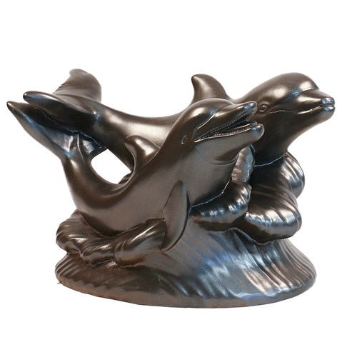 Dolphins Garden Statue (15-Inch)