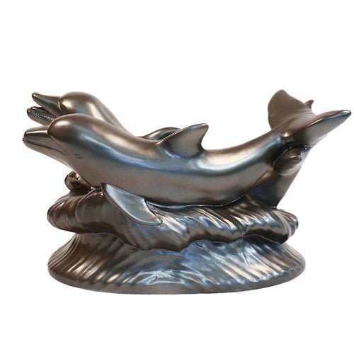 Dolphins Garden Statue (15-Inch)