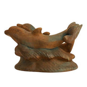 Dolphins Swimming Garden Statue (15 - Inch)