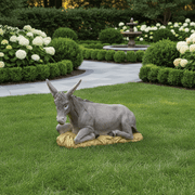 Donkey Garden Statue (18 - Inch) Side Angle