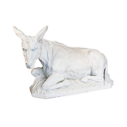 Donkey Religious Scene Statue (64 - Inch)