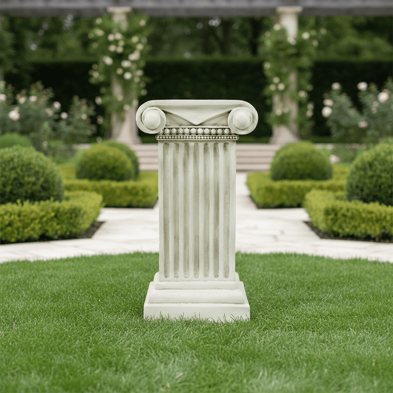 Doral Column Outdoor Statue (29 - Inch) Side Angle