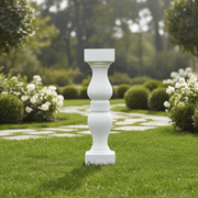 Double Bellies Baluster Outdoor (18 - Inch) Side Angle