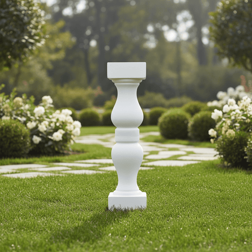 Double Bellies Baluster Outdoor (18 - Inch) Side Angle