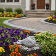 Dove Bird Garden Statue (6 - Inch) Side Angle