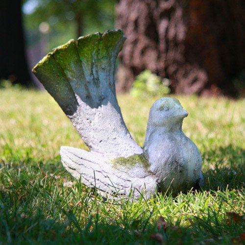 Dove Bird Garden Statue (8.47 - Inch) Different Angle