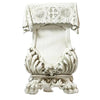 Draped Pedestal W Claw Leg Statue (31-Inch)
