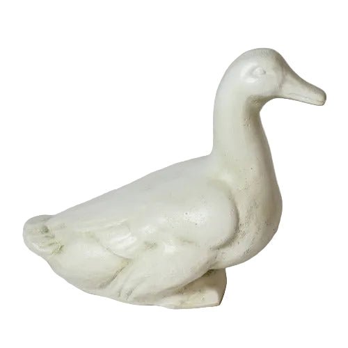 Duck Garden Statue (14 - Inch) Side View