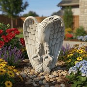 Eagle Bird Garden Statue (18 - Inch) Side Angle