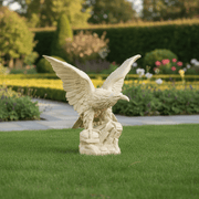 Eagle Bird Garden Statue Facing Left (40 - Inch) Side Angle