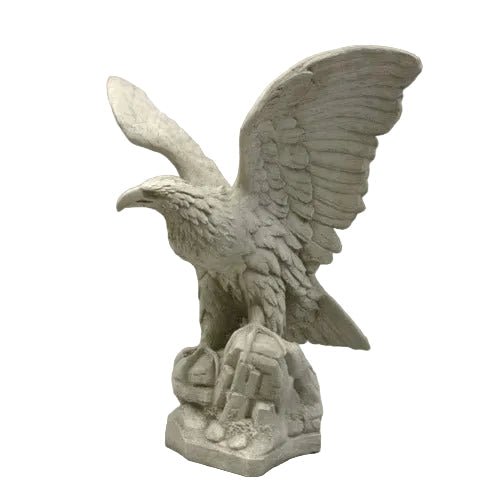 Eagle Bird Garden Statue Facing Right (40 - Inch) Side View