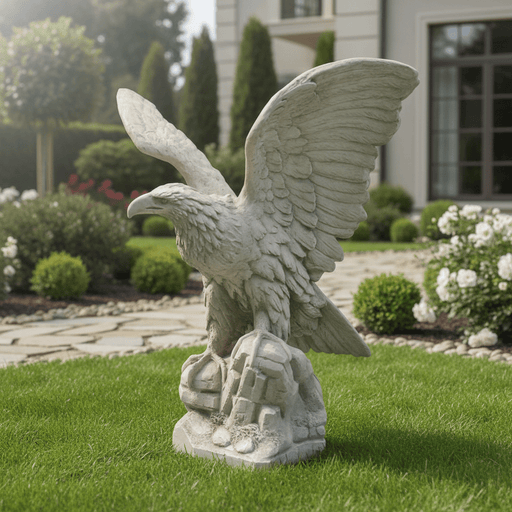 Eagle Garden Statue (40 - Inch) Side Angle