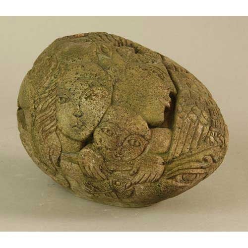 Egg Garden Statue (9 - Inch)