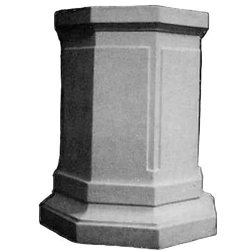 Eight Sided Pedestal Statue (30-Inch)