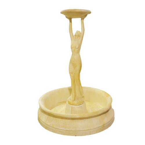 Elegant Woman Form Fountain (72 - Inch) Side View