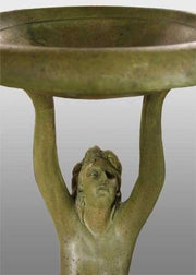 Elegant Woman Form Fountain (72 - Inch) Angled View