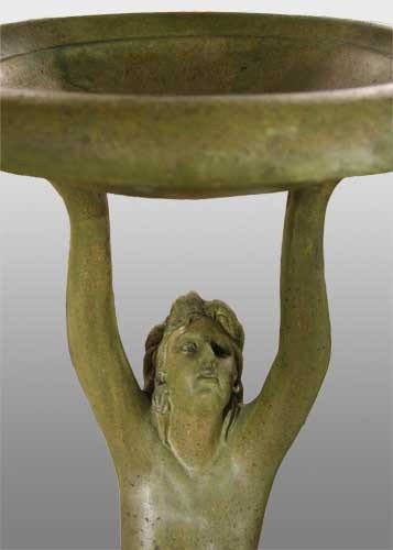 Elegant Woman Form Fountain (72 - Inch) Angled View